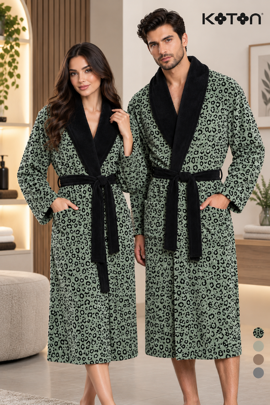 حوله تنپوش پلنگی برند کوتون سایز لارج